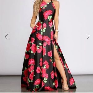 Windsor Milan’s Lace Back Dress